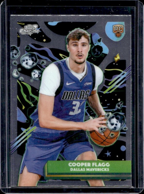 2025-26 Topps Cosmic Chrome Cooper Flagg RC Rookie #12 Mavericks