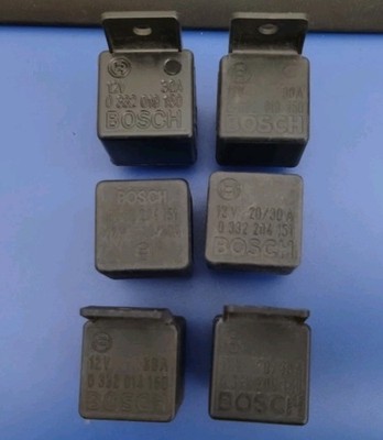 6 Bosch Multi-Purpose Relays 5 PINS  