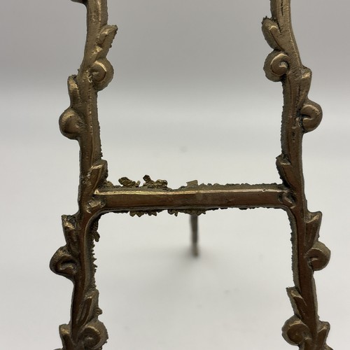 Lot of 2 Vintage Table Top Picture Book Plate Stand Holder Easel 10”, 5.5” - Picture 4 of 16