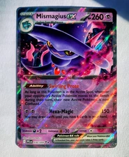 Mismagius ex 36/94 Double Rare ME02: Phantasmal Flames Pokémon TCG NM