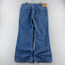 Vintage Levis Jeans Mens 38 Fits 36x26 80s Orange Tab 517 Bootcut Talon USA