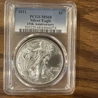 2011 American Silver 1oz Eagle 25th Anniversary, PCGS MS68