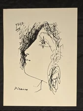 Personnage de profil (Jacqueline), 1969 – Pablo Picasso Lithograph Print
