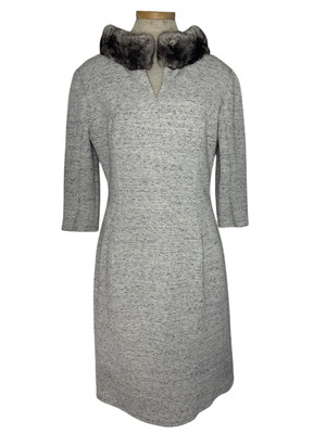Carolina Herrera Vintage V Neck Dress