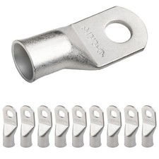 SELTERM 10pcs 4/0 AWG XL1/2" Stud Tinned Copper Wire Lugs,Heavy Duty Battery ...