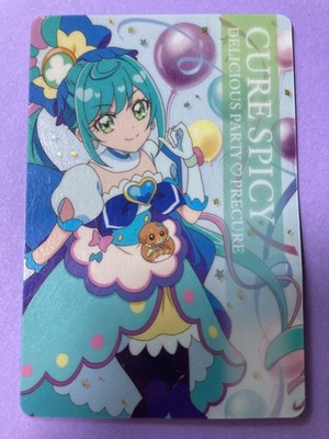 Pretty Cure Cure Spicy P-P 2022 Card Anime Japanese Delicious Party   Bandai F/S