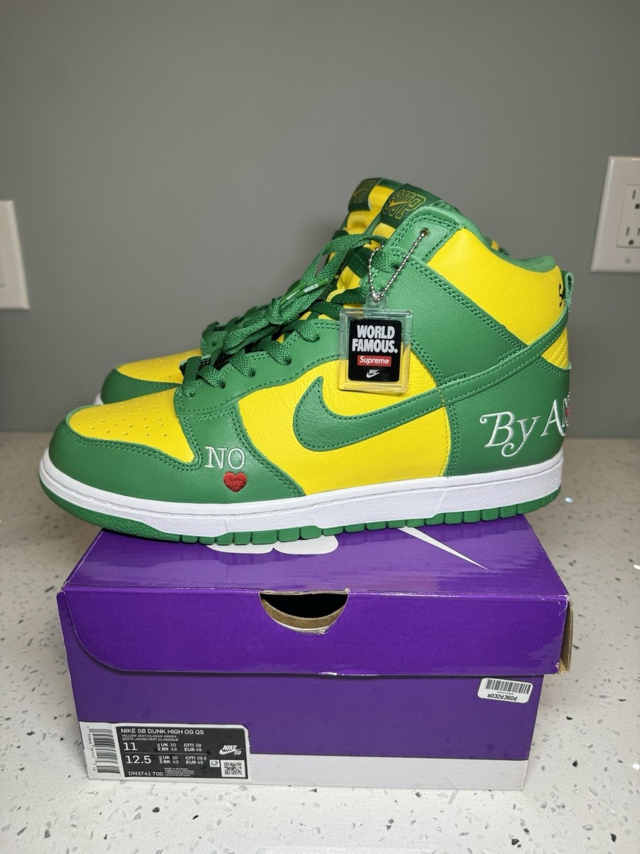 Nike Dunk High Supreme by Any Means Brazil Size 11 195866361423| eBay