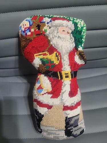 Stehender Nadelspitze Weihnachtsmann mit Spielzeug Weihnachtsdekoration 10 Zoll groß