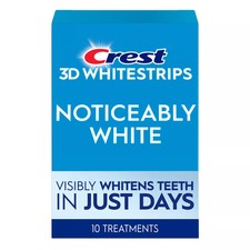 Crest 3D WhiteStrips Noticeably White At-Home Teeth Whitening Kit 10 Count