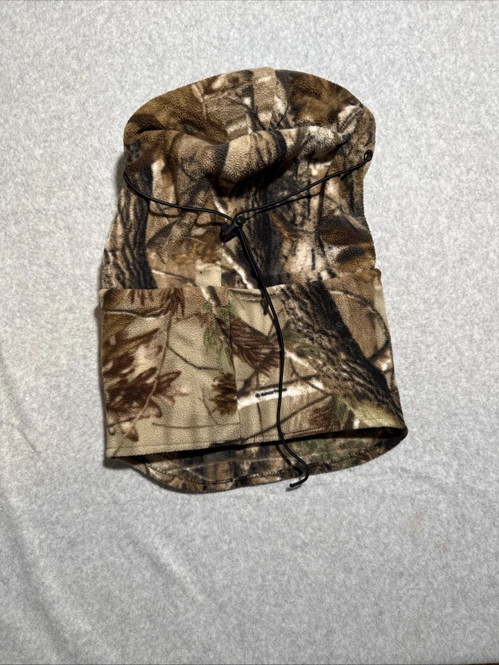 Realtree Camo Balaclava, 4-in-1 Gaiter Muzzle Hood Hat, Fleece Hunting Cap - Image 3 of 4