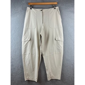 Lululemon Lab Utilitech Cargo Pants Tan Beige Men Size 33 Tapered Relaxed Fit