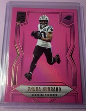 2025 Panini Donruss Elite - Chuba Hubbard #86 Pink Ink