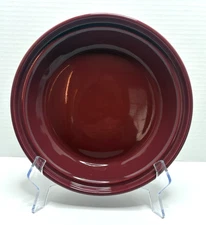 LONGABERGER Woven Traditions Paprika Pottery Pie Plate 10”--NIB