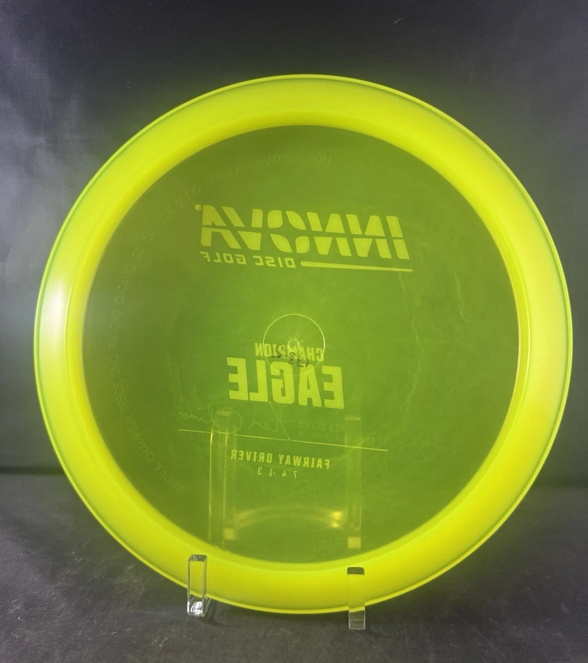 DISCO GOLF INNOVA CHAMPION EAGLE FAIRWAY DRIVER KEN CLIMO 12X 173-5g Amarillo Foto 4 de 4