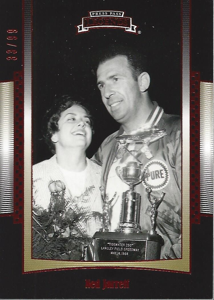 2012 Press Pass Legends Red #21 Ned Jarrett /99 -  Racing