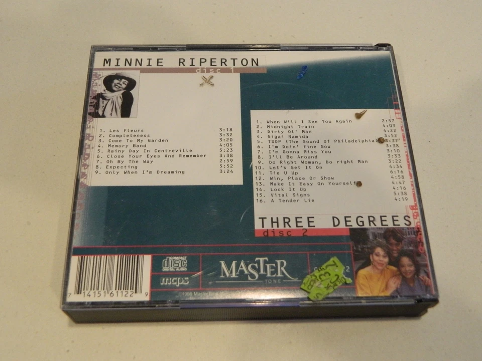 Minnie Riperton & Three Degrees Come To My Garden / Three Degrees 2CD Fatbox — 第 4/4 张图片
