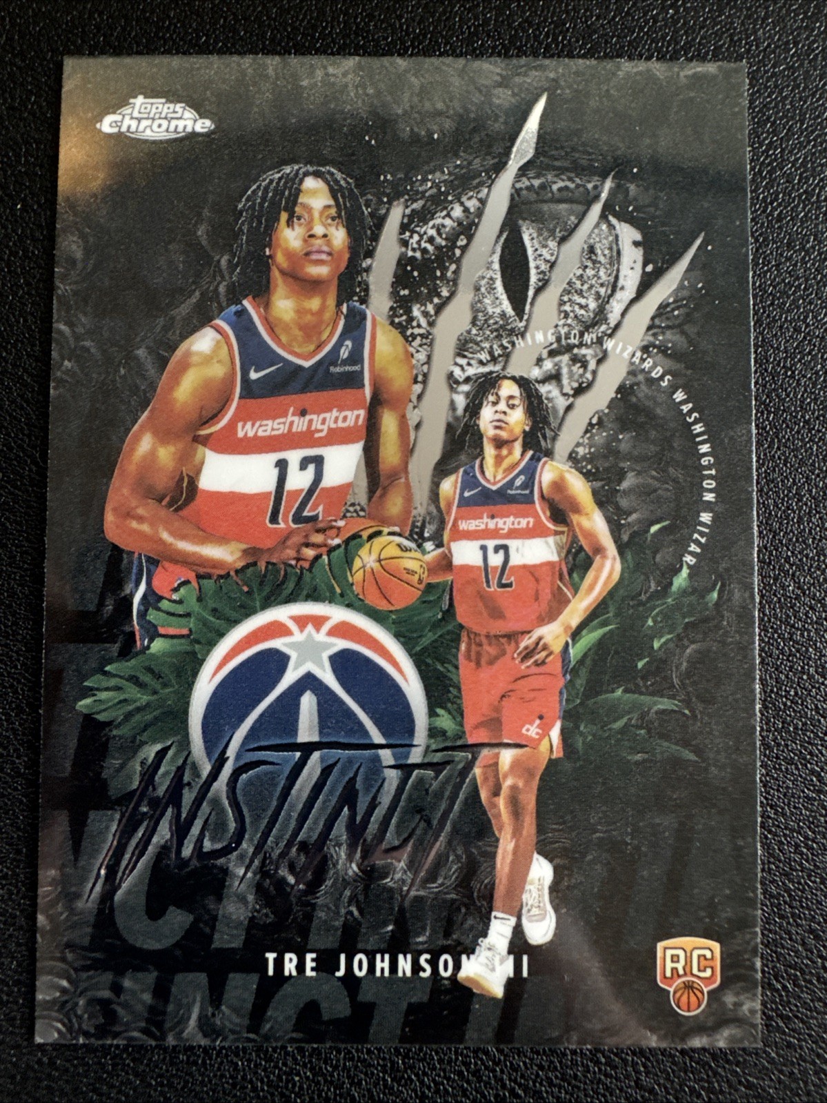 2025-26 Topps Chrome #INS-16 Tre Johnson III Instinct