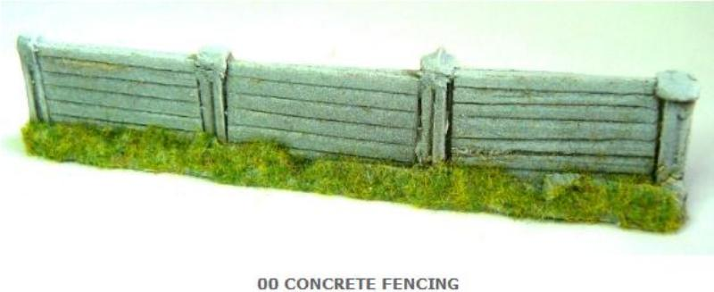 Javis PF14 Premier Concrete Fencing Sections OO Gauge