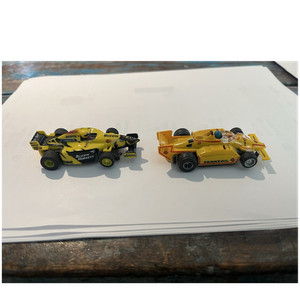 Tyco/Afx 2 Slot Cars Formula 1 Pennzoil #4 & Buzzin Hornets 