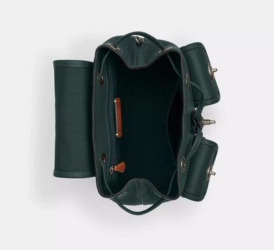 NWT Coach Hadley Backpack-GUNMETAL/DARK TEAL CBH09 | eBay display picture 2