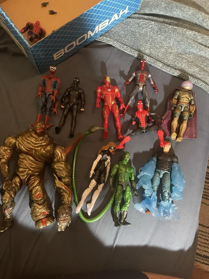 Marvel Legends Molten Man BAF Juego Completo Spider-man Lejos de Casa Mysterio Foto 2 de 2