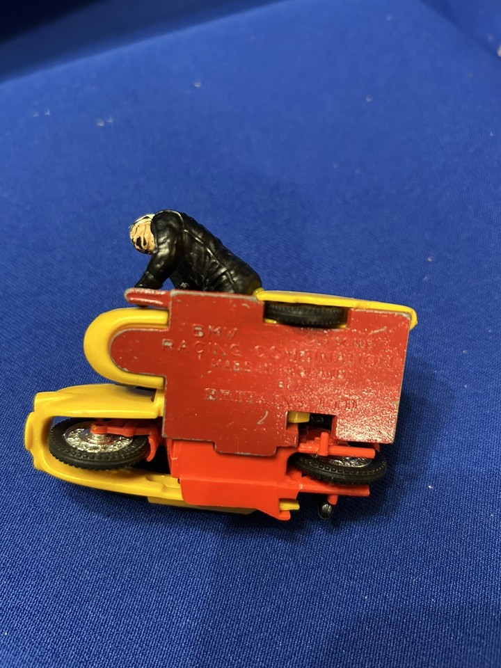 Vintage Britains BMW Motorcycle & Sidecar Racing Combination 1/32 Scale ...