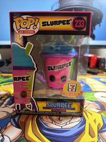 Funko Pop! Blacklight Ad Icons Blue Slurpee Pink Cup 233 7-Eleven Exclusive 7-11
