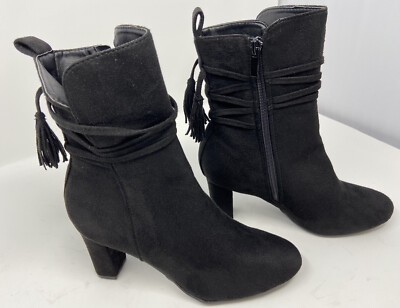 Journee Collection Zuri Black Women's Boots Size New (No Tags