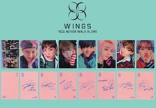 BTS BANGTAN YOU NEVER WALK ALONE YNWA IDOL KPOP PC CARTOLINA FOTOGRAFICA UFFICIALE