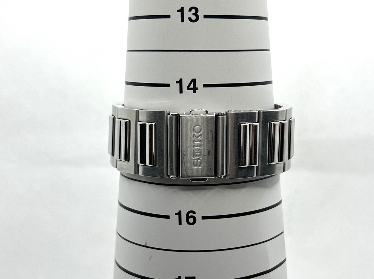 Auth Vintage SEIKO GLX Chronograph Wristwatch Red Dial 7T92-0CY0