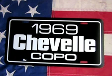 1969 COPO CHEVELLE license plate 69 Chevy 427 Big Block Chevrolet C.O.P.O.