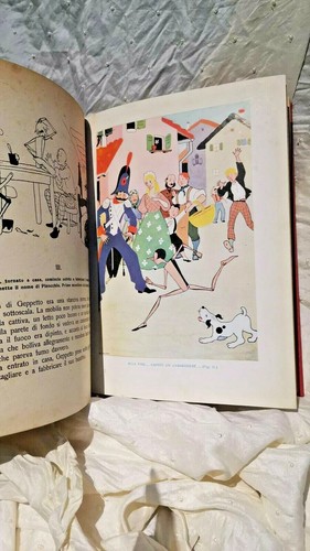 Collodi Carlo LE AVVENTURE DI PINOCCHIO Salani illustrato  Fiorenzo Faorzi 1940 - Bild 7 von 8