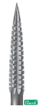 BUSCH BURS FIGURE FIG.256 KRAUSE BUR LONG FLAME POINT SIZE 1.0-1.2MM BOX of 6