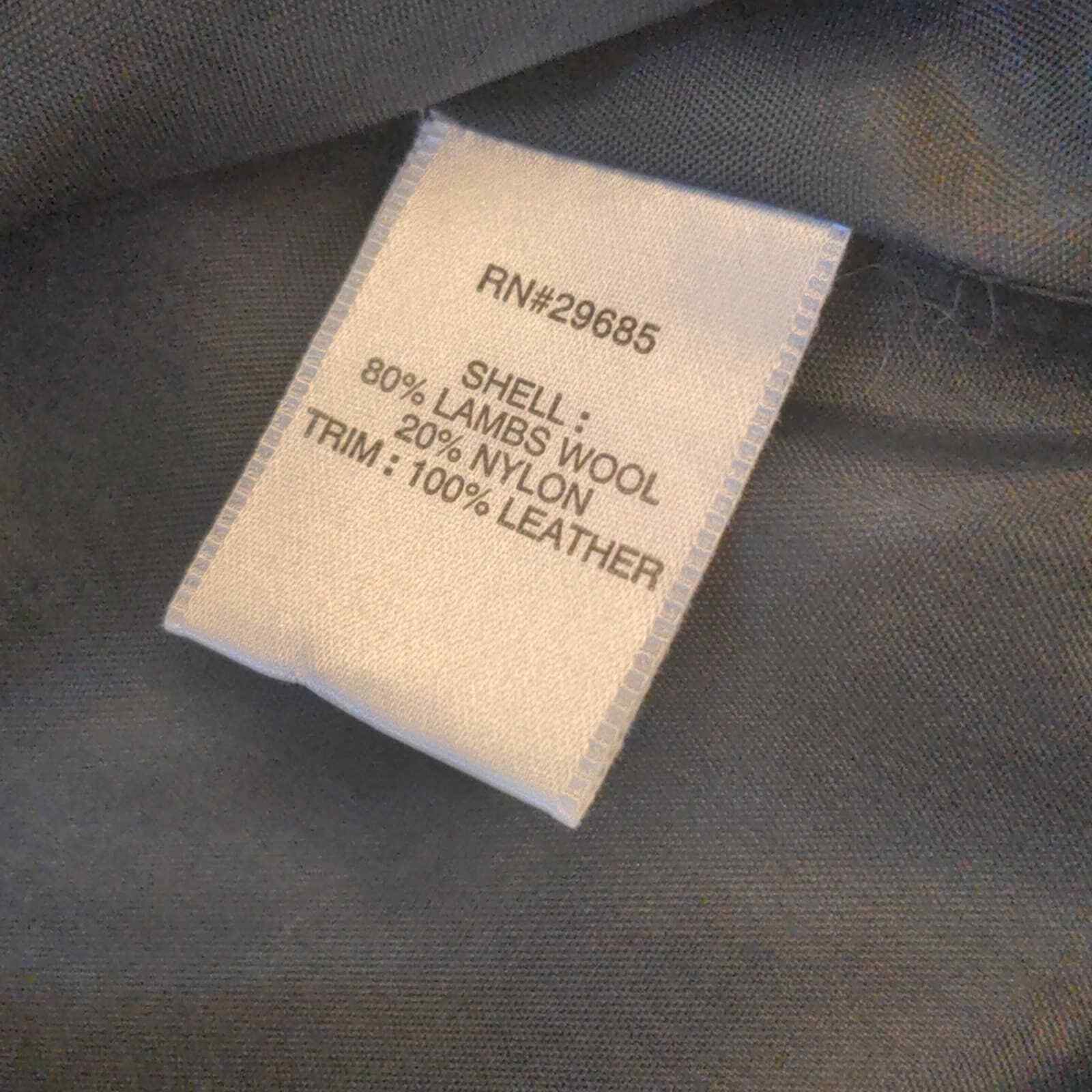 Pendleton Lambswool Sweater Jacket w Leather Trim… - image 5