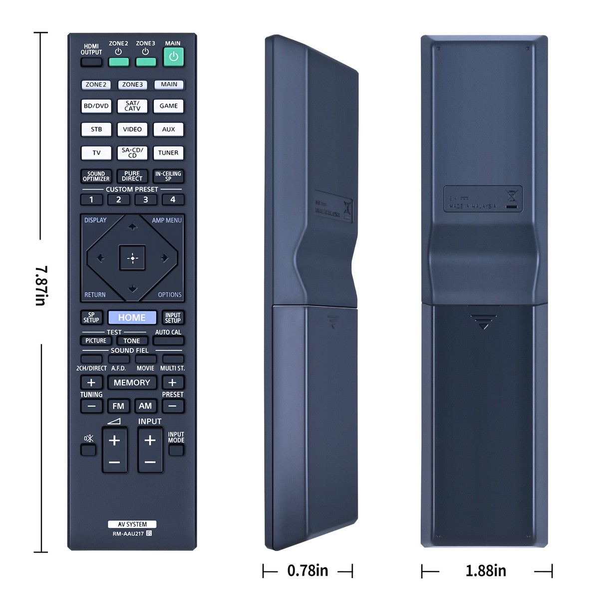 RM-AAU217 Telecomando di ricambio per Sony AV System Audio