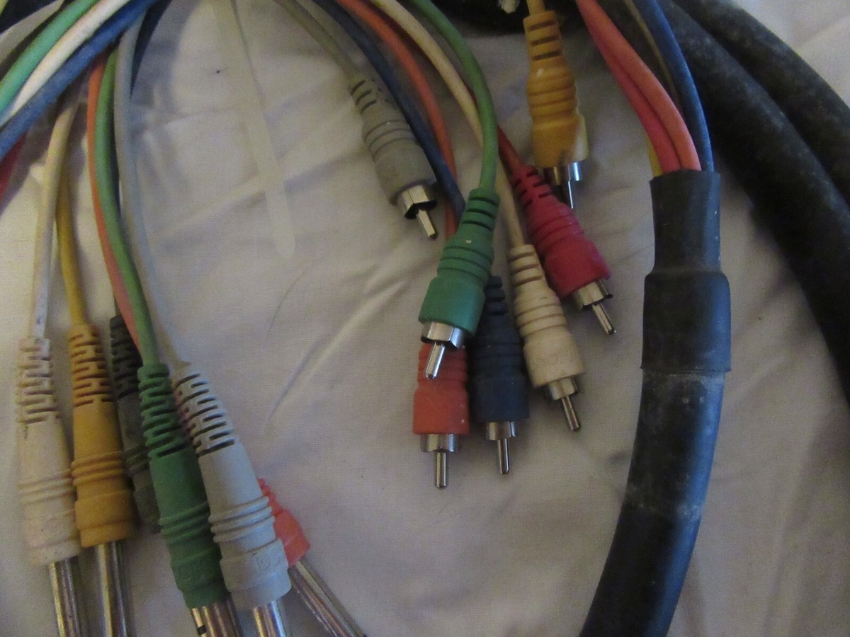 Cavo A Nastro Serpentone Audio Cable Up, 8 Canali, 6 Piedi (1.8m), Connettori TS 1/4 Maschio