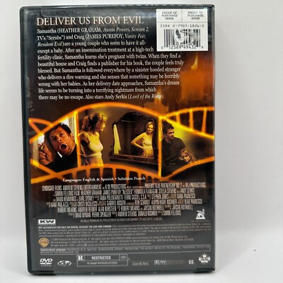 Blessed DVD - Heather Graham & James Purefoy Horror Thriller Movie