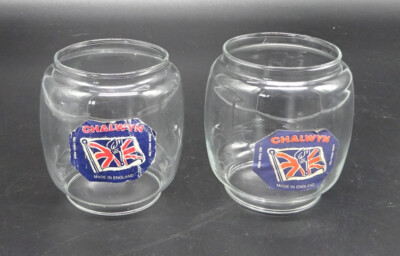Chalwyn Tropic Hurricane Lamp Lantern Globes Lenses x 2  Free Shipping Worldwide