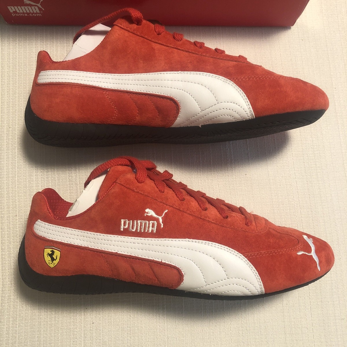 SF Speed Cat New Team Red/White Ferrari Puma Shoes Sneakers