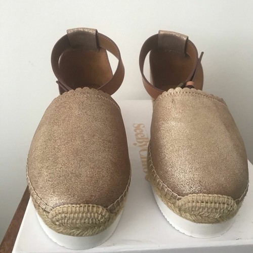 See by Chloe Gold Espadrilles Size 41 - Picture 5 of 8