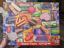 SNACK TREATS 1000 pcs Puzzle by Springbok 24 x 30" UNCOUNTED 2021