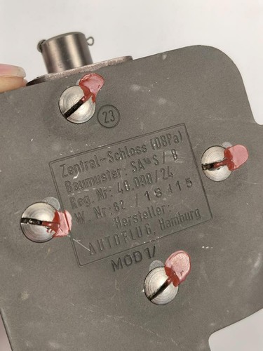 Bundeswehr, Luftwaffe "Zentral Schloss Baumuster SA S/B", gebraucht - Picture 7 of 7