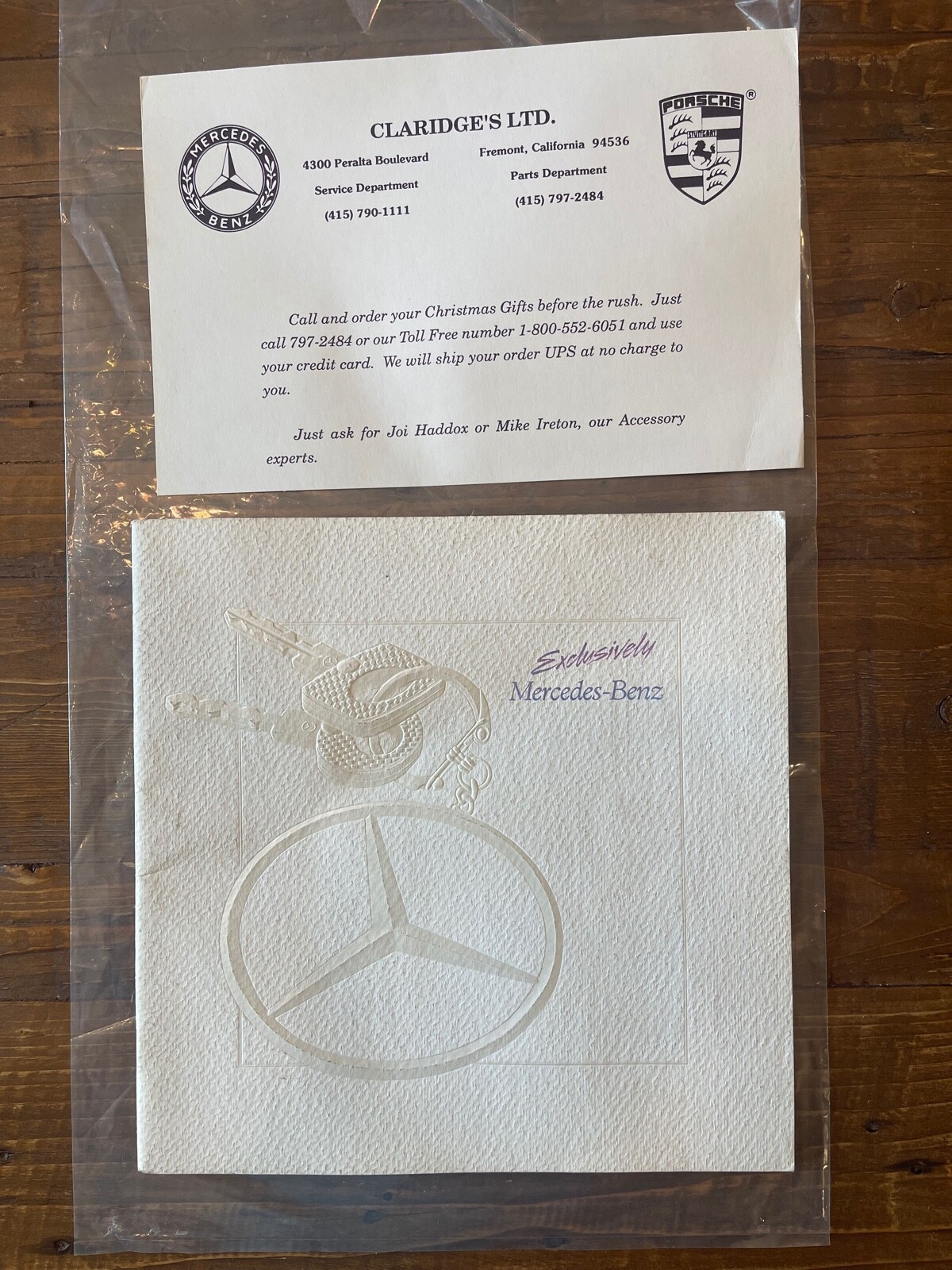 Vintage Exclusively Mercedes-Benz Gift Catalog 950 999 73 01 FREE SHIPPING!  | eBay