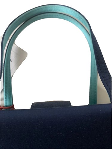 Braccialini italienische Leder & Seide Handtasche Firenze Cigno B3731 Elefant nieten - Bild 17 von 24