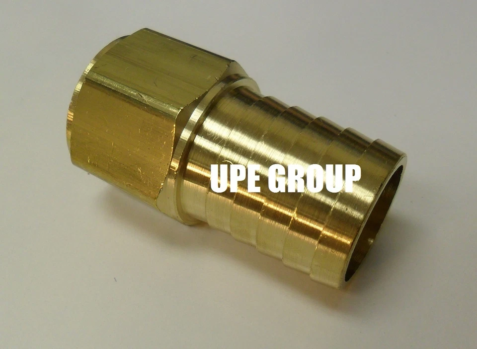 (Paquete de 10) 1" MANGUERA BARB X 3/4" HEMBRA NPT Latón Tubería Montaje NPT WOG Combustible Aire Foto 4 de 4