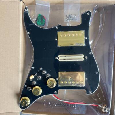 Left Handed Prewired HSH ST Pickguard Set Split Coil Wilkinson Alnico V Pickup