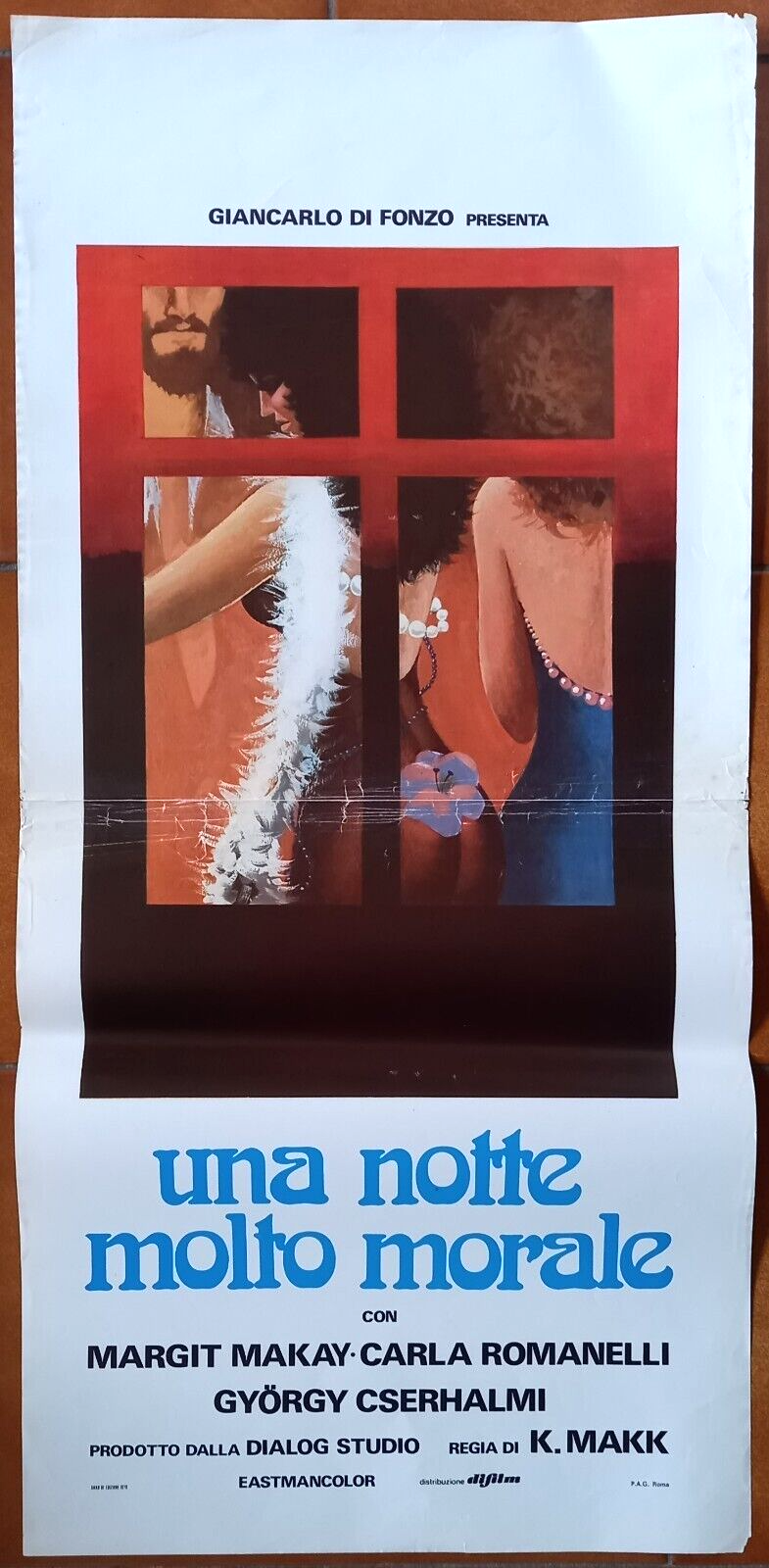 Locandina di UNA NOTTE MOLTO MORALE (1977)