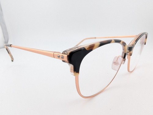 Vera Wang Eyeglasses, Frames Only, V916 TO, 52-15-135, Plastic/Metal, Brwn/RoseG - Picture 6 of 14