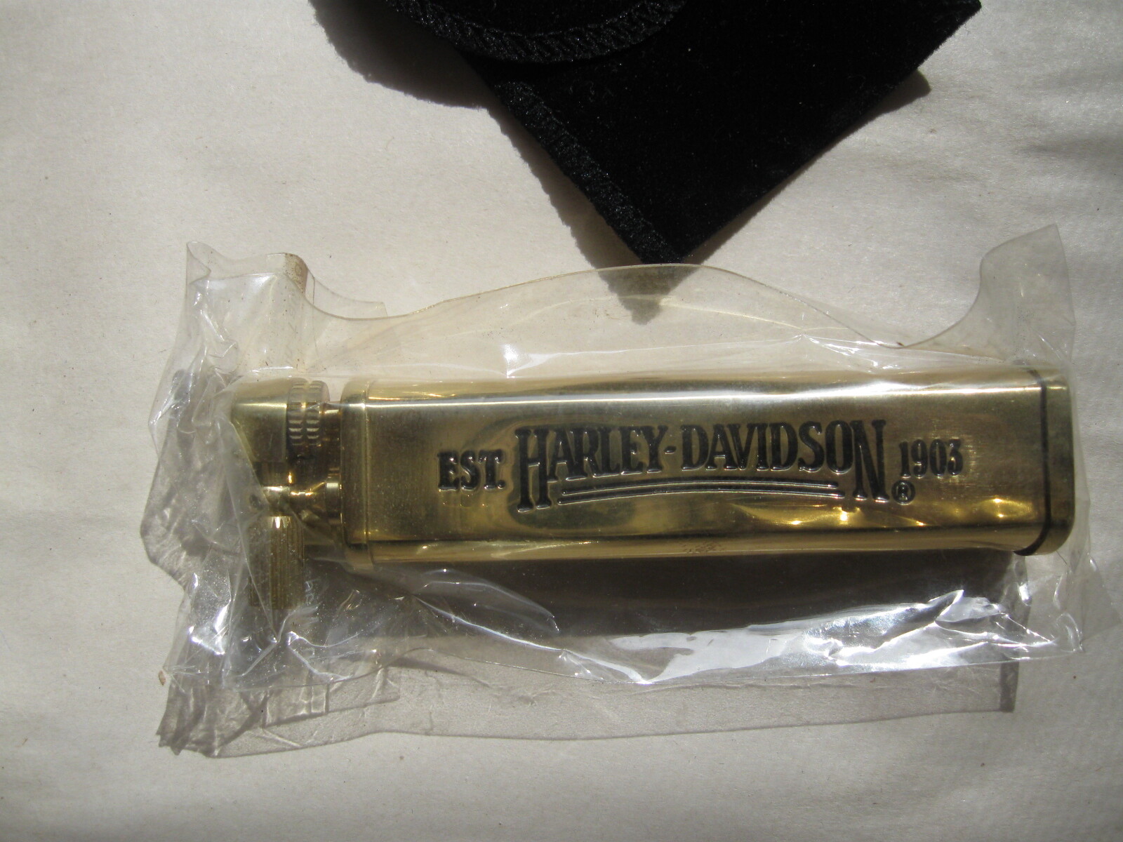 Harley Davidson Casablanca Brass Trench Lighter, rate, original box, unsealed