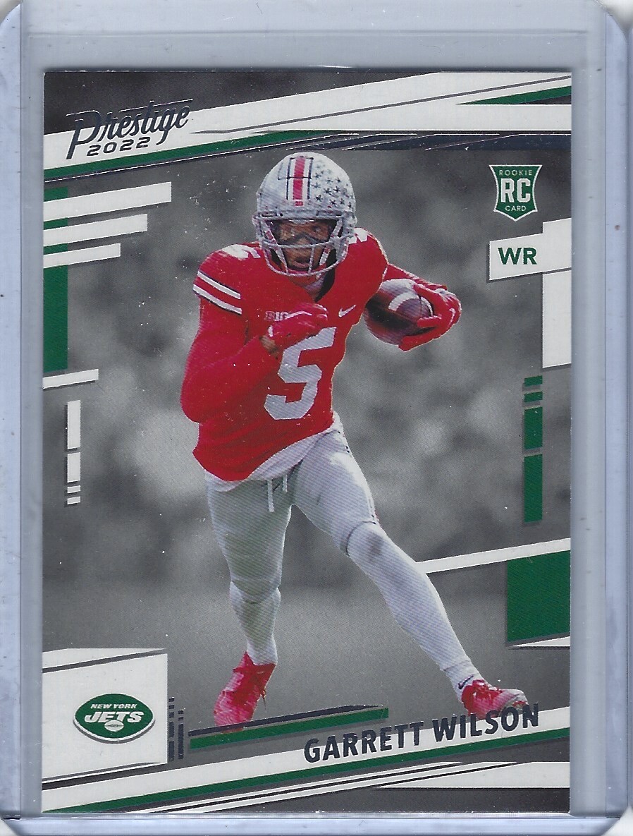 2022 Panini Prestige Garrett Wilson Rookie RC #308 Ohio State Buckeyes OSU